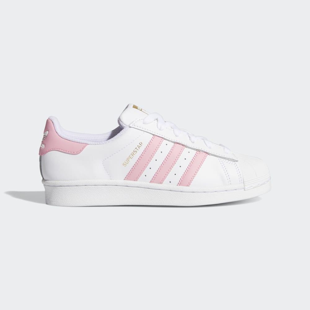 Originals Adidas Superstar Fete Romania - Albi/Roz Deschis/Aurii Metal S81019